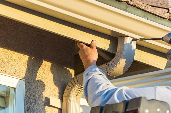 gutter installation typically takes one to two days to complete, depending on the size of the project